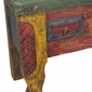 Rustic Painted Lion Foot Buffet Table