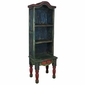 Rustic Painted Wood Chair Bookcase