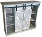 Rustic Painted Wood Coffee Bar Buffet - White