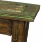 Rustic Painted Wood Sofa Table with One Drawer