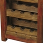 Rustic Painted Wood Wine Rack