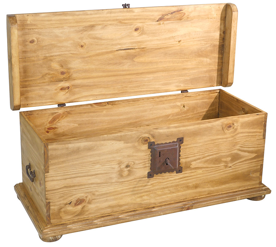 Rustic Pine Trunk Coffee Table Mexican Furniture