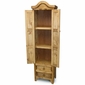 Rustic Pine Skinny Armoire
