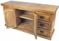 Rustic Pine Texas Lone Star Dressser with Mirror