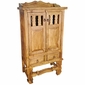 Rustic Pine Yugo Leg Armoire