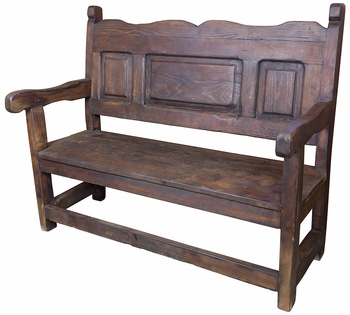 Rustic Reclaimed Old Door Bench