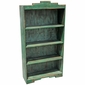 Rustic Santa Fe Open Bookcase - Blue