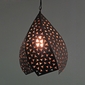 Rustic Tin Hanging Twisted Light Fixture
