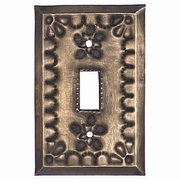  Rustic Tin Switchplates - Star Design