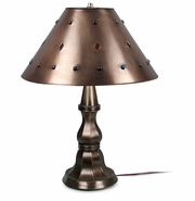 Rustic Tin Table Lamps