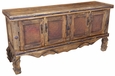 Rustic Wood and Iron Accent Yugo Buffet