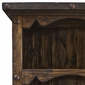 Rustic Wood Bookshelf with Doors