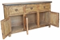 Rustic Wood Buffet - 3 Doors & 3 Drawers