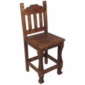 Rustic Wood Counter Height Bar Stool - Minimum Order 4