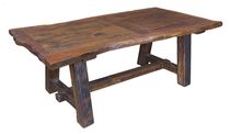 Rustic Wood Dining Table 84"