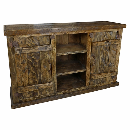 Rustic Wood Farm Style Wood Buffet