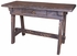 Rustic Wood Rancherita Sofa Table with Drawer