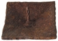 Rusty Hammered Square Nailhead Clavo - 2
