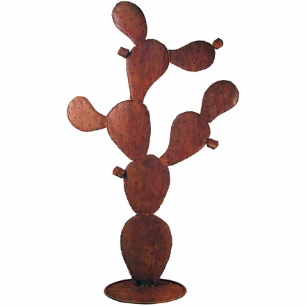 Rusty Iron Prickly Pear Cactus