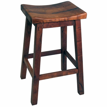 Saddle Seat Mesquite Bar Stool