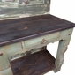 Sage Green Painted Wood Hall Stand - Exclusive Artisan Original