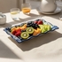 Scalloped Rectangular Talavera Appetizer plate