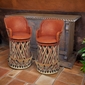 Set of 2 Equipale Swivel Bar Stools
