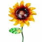 Set of 2 Painted Metal Sunflowers - 18