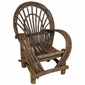 Set of 2 - Rustic Twig Armchairs - With Bark