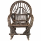 Set of 2 - Rustic Twig Rocking Chairs - With Bark