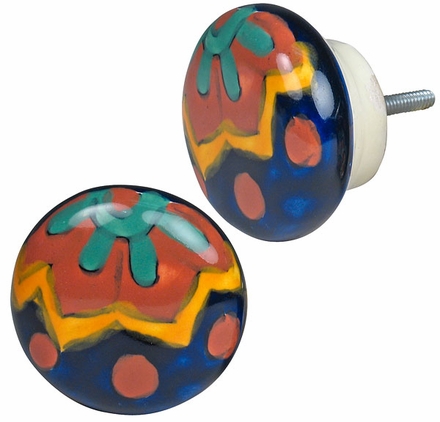 Set of 2 Talavera Round Drawer Pulls