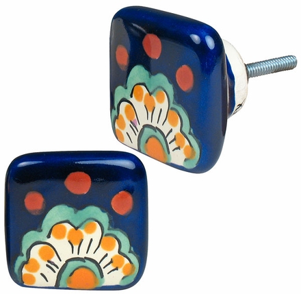 Set of 2 Talavera Square Drawer Pulls