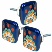 Set of 3 Talavera Square Drawer Pulls