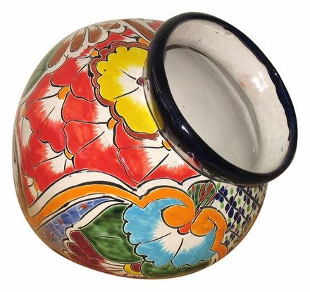 Sideways Talavera Flower Pot