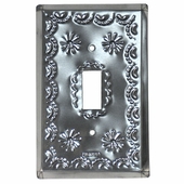 Single Natural Tin Mexican Switchplates