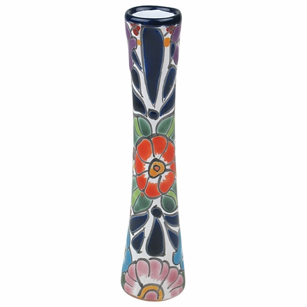 Skinny Talavera Bud Vase