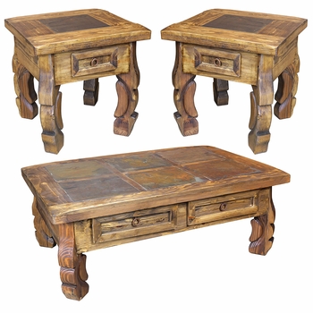 Slate Living Room Set - 3 Pieces