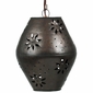 Small Aged Tin Margarita Hanging Light Fixture