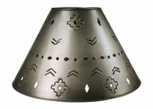 Small Aged Tin Southwest Shade