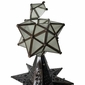 Small Aged Tin Star Lighted Christmas Tree with Marbles
