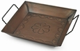 Small Aged Tin Vanity Tray - Set of Two