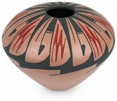 Small Bottom Mata Ortiz Southwest Vase