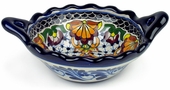 Small Cazuela Bowl - Talavera Rosario Pattern