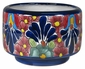 Small Cylindrical Talavera Flower Pot