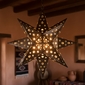 Small Elegant Tin Star Light With Marbles 14