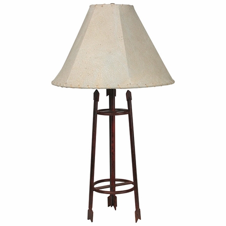 Small Iron Arrow Table Lamp