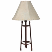 Small Iron Arrow Table Lamp