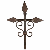 Small Rustic Iron Spade Cross