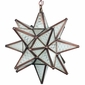 Small Maya Frosted Glass Star Pendant Lamp