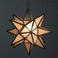 Small Maya Frosted Glass Star Pendant Lamp